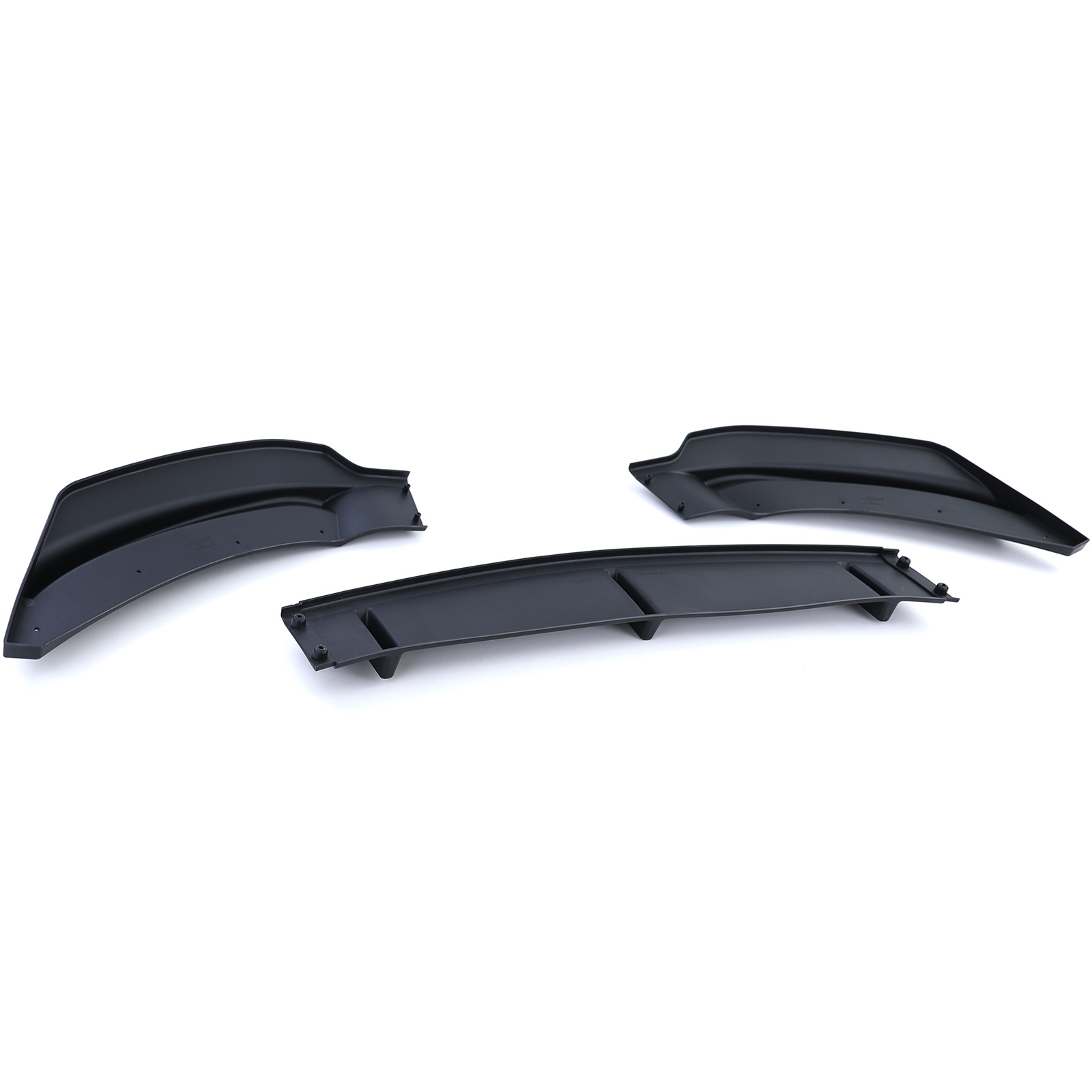 Spoiler - voorspoiler lip geschikt voor BMW 4 serie-F32 F33 F36 / Cabrio / Coupe / Gran Coupe 2010-2013 - matzwart