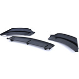 Spoiler - voorspoiler lip geschikt voor BMW 4 serie-F32 F33 F36 / Cabrio / Coupe / Gran Coupe 2010-2013 - matzwart