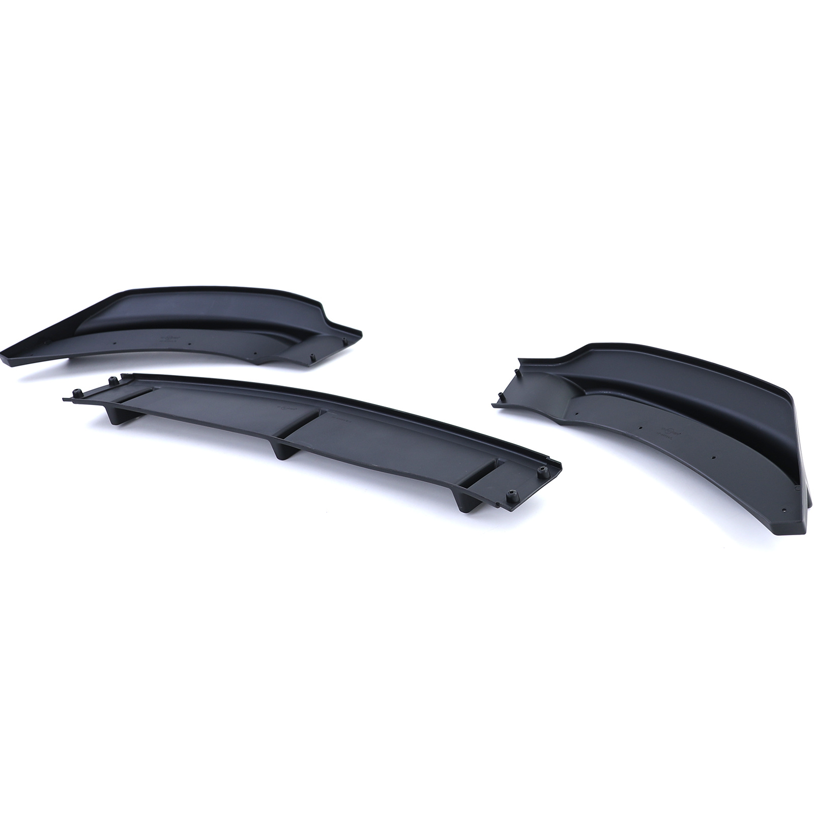 Spoiler - voorspoiler lip geschikt voor BMW 4 serie-F32 F33 F36 / Cabrio / Coupe / Gran Coupe 2010-2013 - matzwart