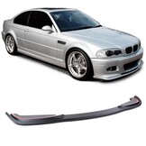 Spoiler - voorspoiler lip - geschikt voor BMW 3 serie type-E46 / Coupé / Cabrio 1998-2005 - matte zwart