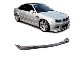 Spoiler - voorspoiler lip - BMW 3 serie type-E46 / Coupé / Cabrio 1998-2005 - matte zwart