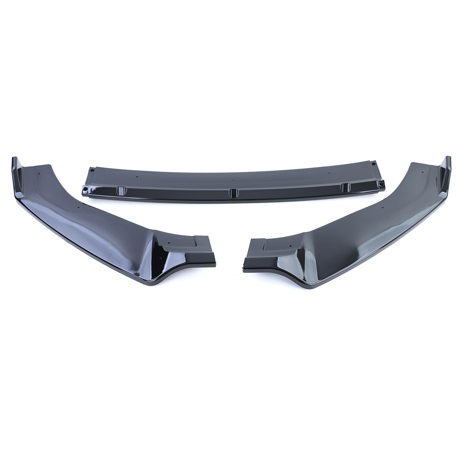 Spoiler - voorspoiler lip - voor VW Golf 7 5G1 / Sedan 2013-2020 - glanzend zwart