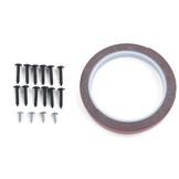 Spoiler - voorspoiler lip geschikt voor VW Golf 7 5G1 / Sedan 2013-2020 - glanzend zwart