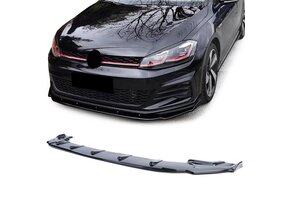 Spoiler - voorspoiler lip - voor VW Golf 7 5G1 GTI 2013-2020 - glanzend zwart