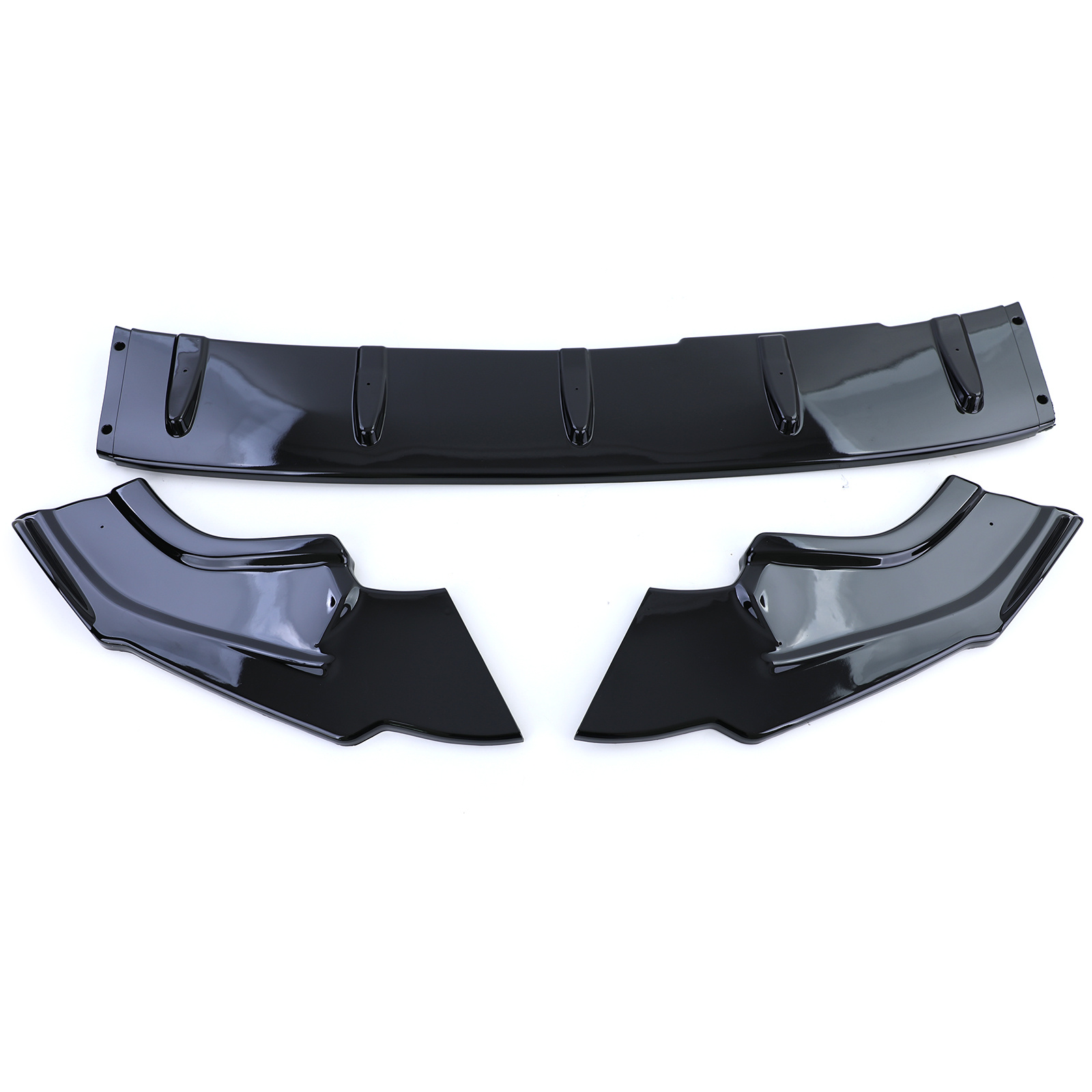 Spoiler - voorspoiler lip - voor VW Golf 7 5G1 GTI 2013-2020 - glanzend zwart