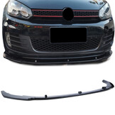 Spoiler - voorspoiler lip - voor VW Golf 6 5K1<br />
GTI 2009-2013 - glanzend zwart