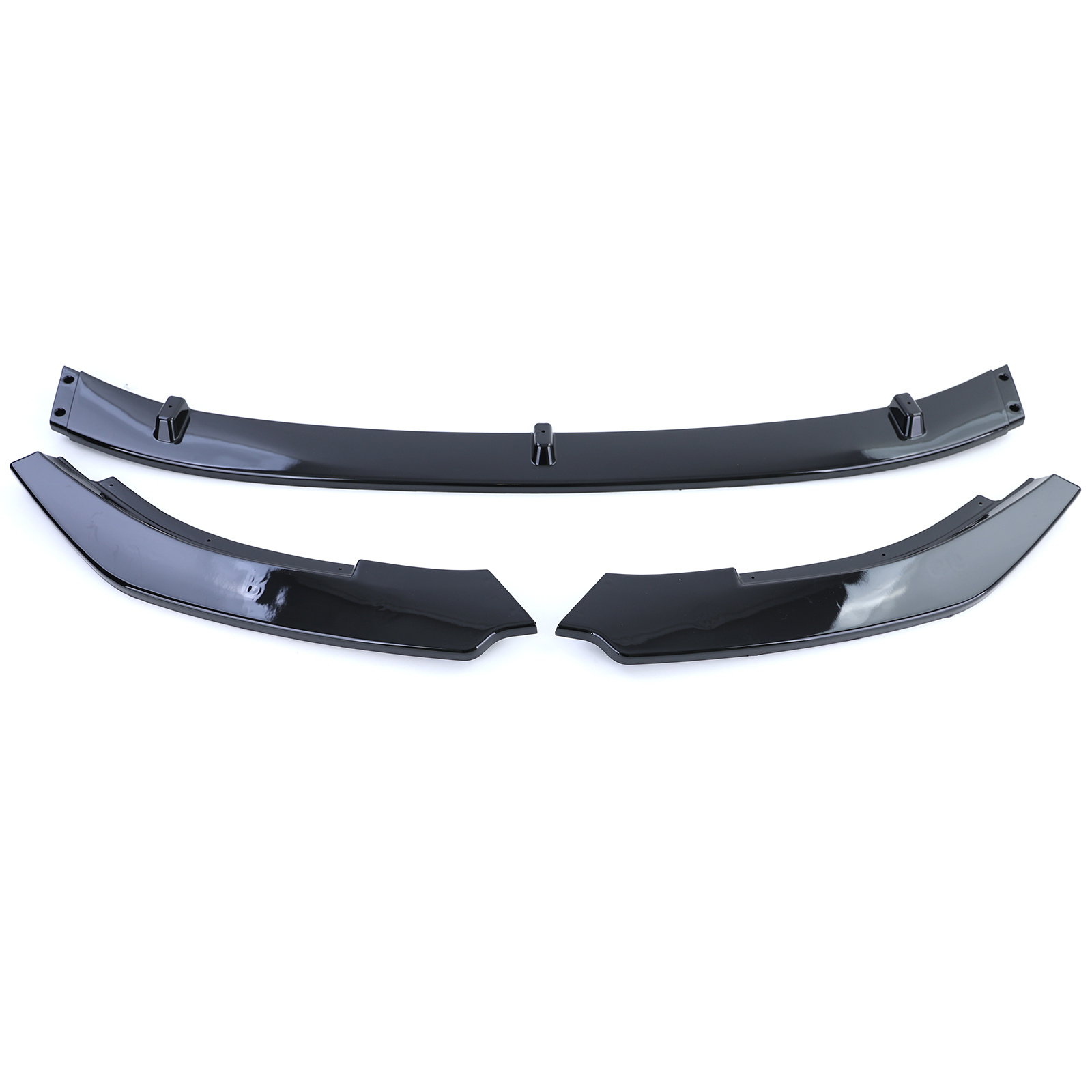 Spoiler - voorspoiler lip - voor VW Golf 6 5K1<br />
GTI 2009-2013 - glanzend zwart