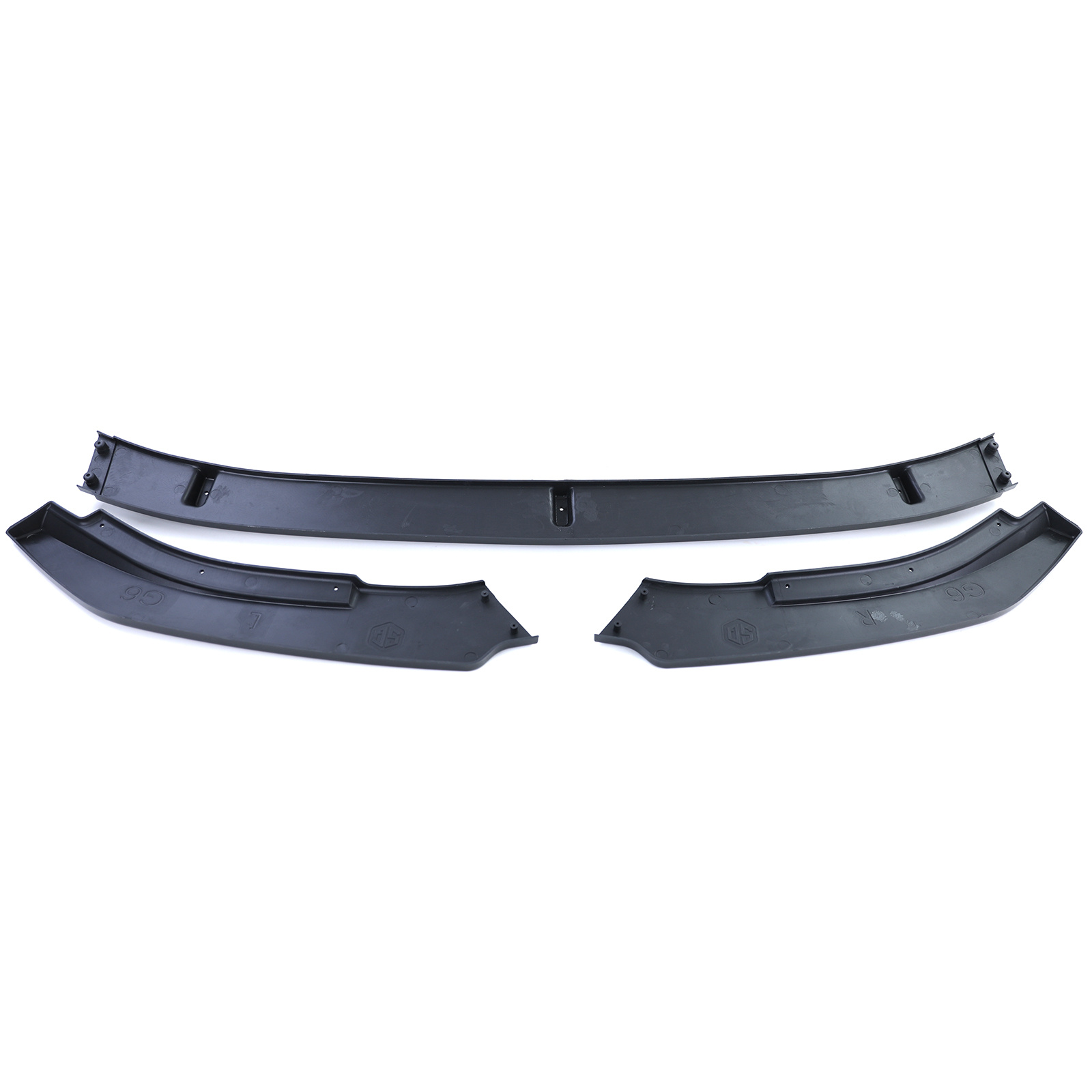 Spoiler - voorspoiler lip - geschikt voor VW Golf 6 5K1 GTI 2009-2013 - glanzend zwart