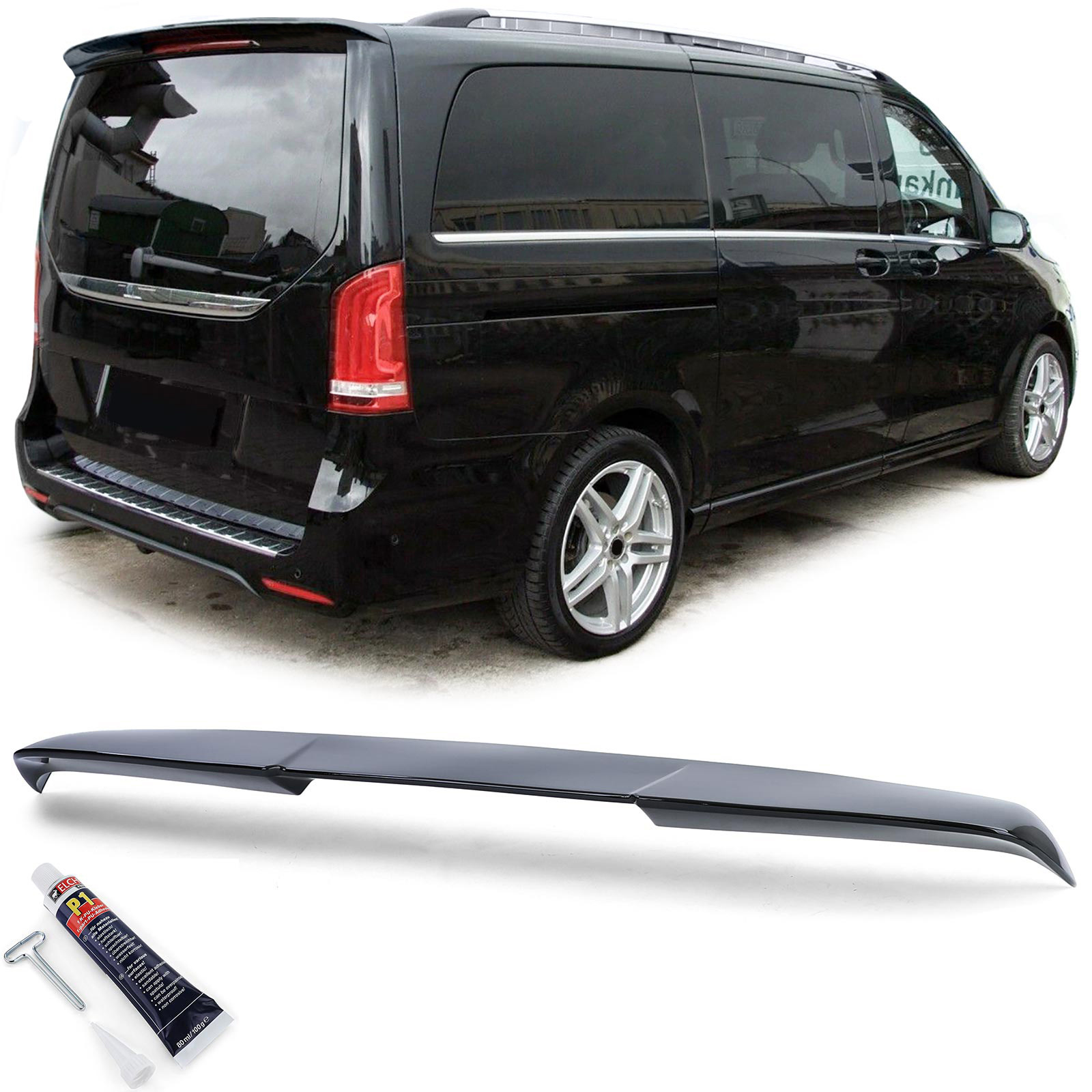 Spoiler - dakspoiler - voor Mercedes V Vito W447 W448 vanaf 2014