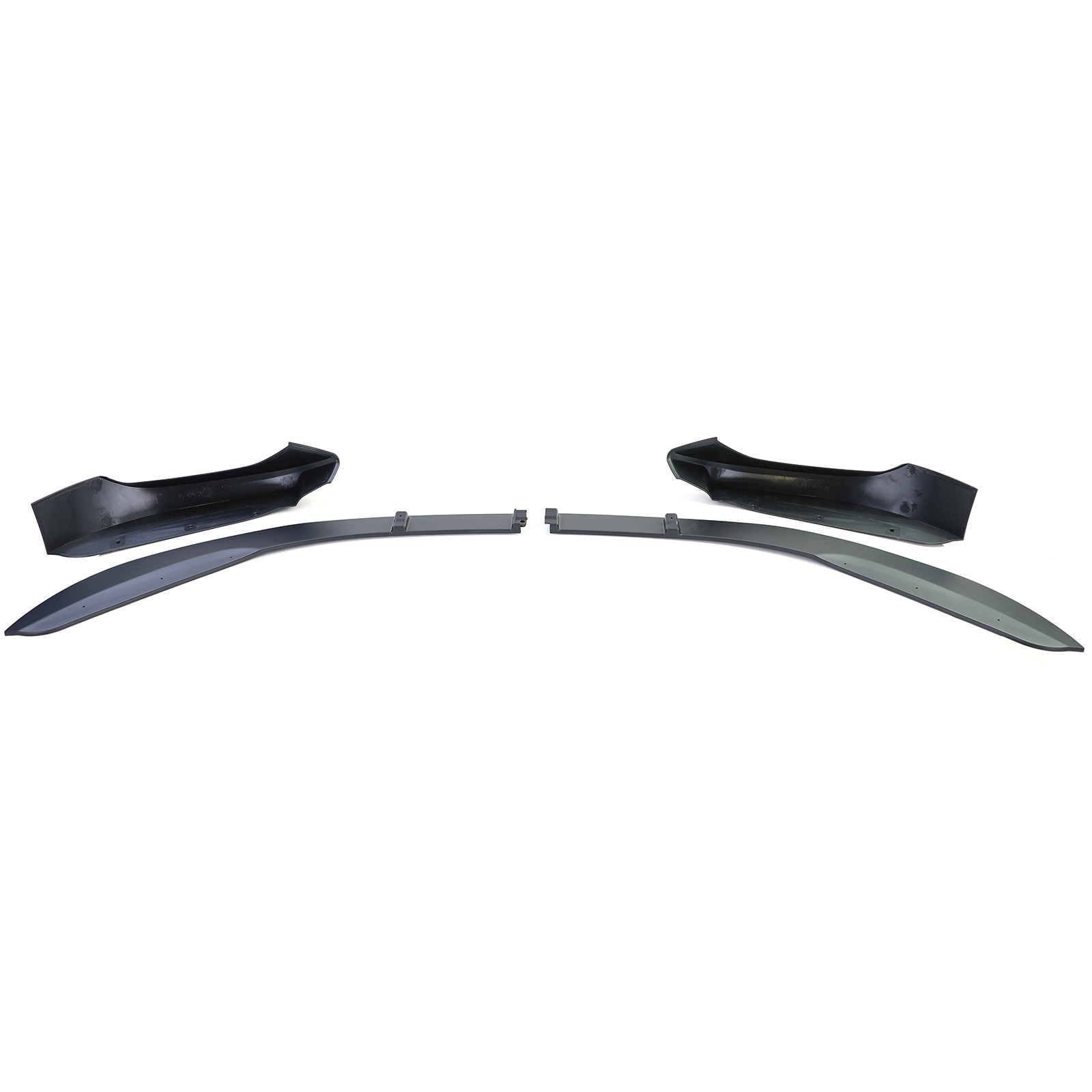 Spoiler - voorspoiler lip geschikt voor BMW 1 serie type-F20 F21 2015-2019 - matzwart