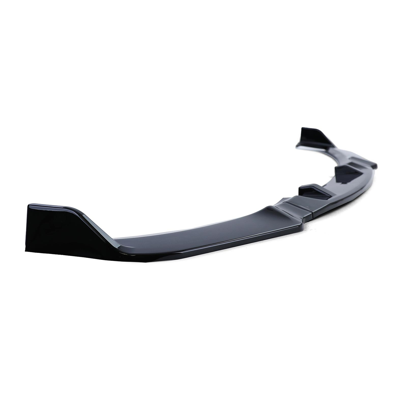 Spoiler - voorspoiler lip geschikt voor BMW 3 serie type-E90 E91 / Sedan / Touring 2005-2008 - glanzend zwart
