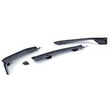 Spoiler - voorspoiler lip geschikt voor BMW 3 serie type-E90 E91 / Sedan / Touring 2005-2008 - glanzend zwart