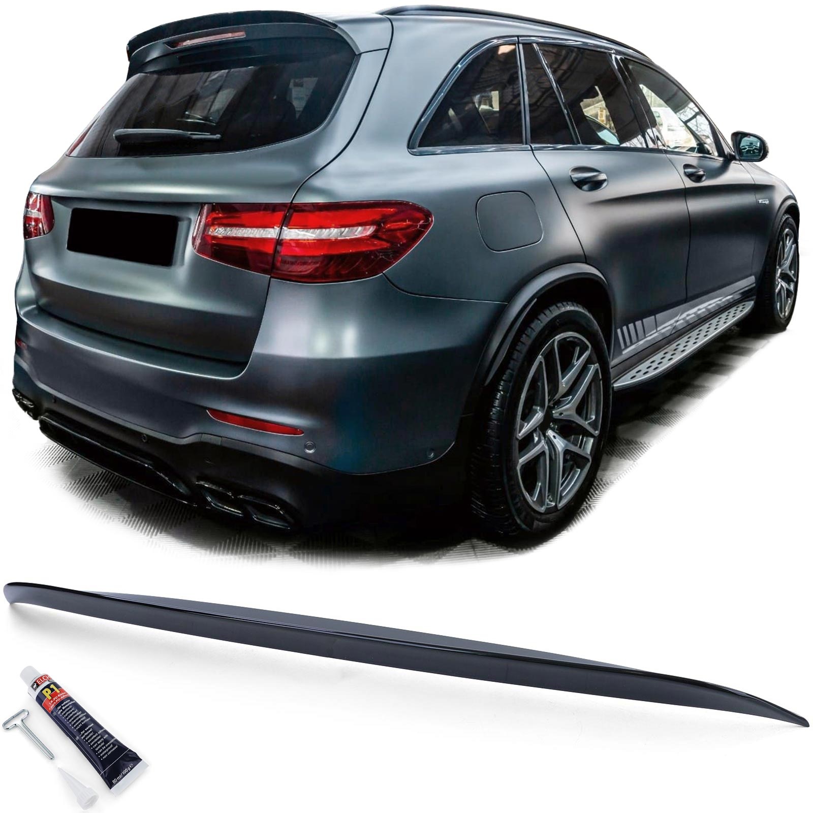 Spoiler - dakspoiler - geschikt voor Mercedes GLC SUV X253 2015-22
