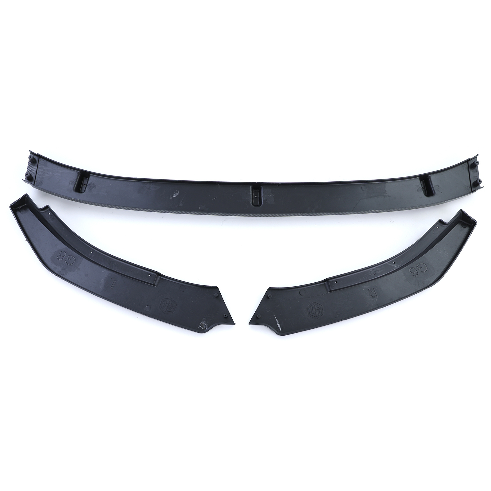 Spoiler - voorspoiler geschikt voor VW Golf 6 type-5K1 2009-2013 - carbon