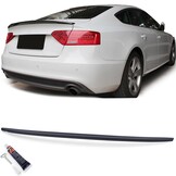 Spoiler - achterspoiler - geschikt voor Audi A5 type-8T 2007-2016 - matzwart