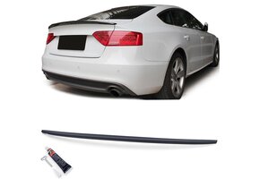 Spoiler - achterspoiler - geschikt voor Audi A5 type-8T 2007-2016 - matzwart
