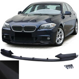 Spoiler - voorspoiler lip - BMW 5 serie-F10 F11 / Sedan / Touring 2010-2017 - matzwart