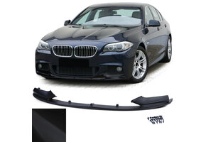 Spoiler - voorspoiler lip - BMW 5 serie-F10 F11 / Sedan / Touring 2010-2017 - matzwart