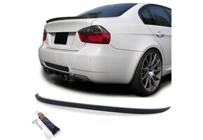 Spoiler - achterspoiler - voor BMW 3 serie-E90 / Sedan 2005-2011 - matte zwart