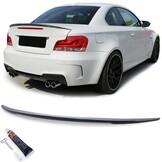 Spoiler - achterspoiler - voor BMW 1 serie-E82 / Coupé 2007-2013 - glanzend zwart