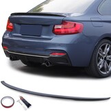 Spoiler - achterspoiler geschikt voor BMW 2 serie-F22 F23 / Coupé / Cabriolet 2013 - glanzend zwart