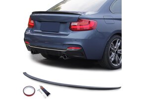 Spoiler - achterspoiler geschikt voor BMW 2 serie-F22 F23 / Coupé / Cabriolet 2013 - glanzend zwart