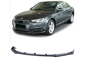 Spoiler - voorspoiler lip - Audi A4 B9 8W / Sedan / Avant 2015-2019 - zwart