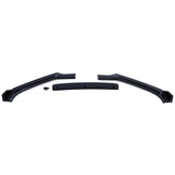 Spoiler - voorspoiler lip geschikt voor Audi A4 B9 8W / Sedan / Avant 2015-2019 - zwart