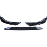 Spoiler - voorspoiler lip geschikt voor BMW 3 serie type-E92 E93 / Coupé / Cabrio 2010-2013 - glanzend zwart