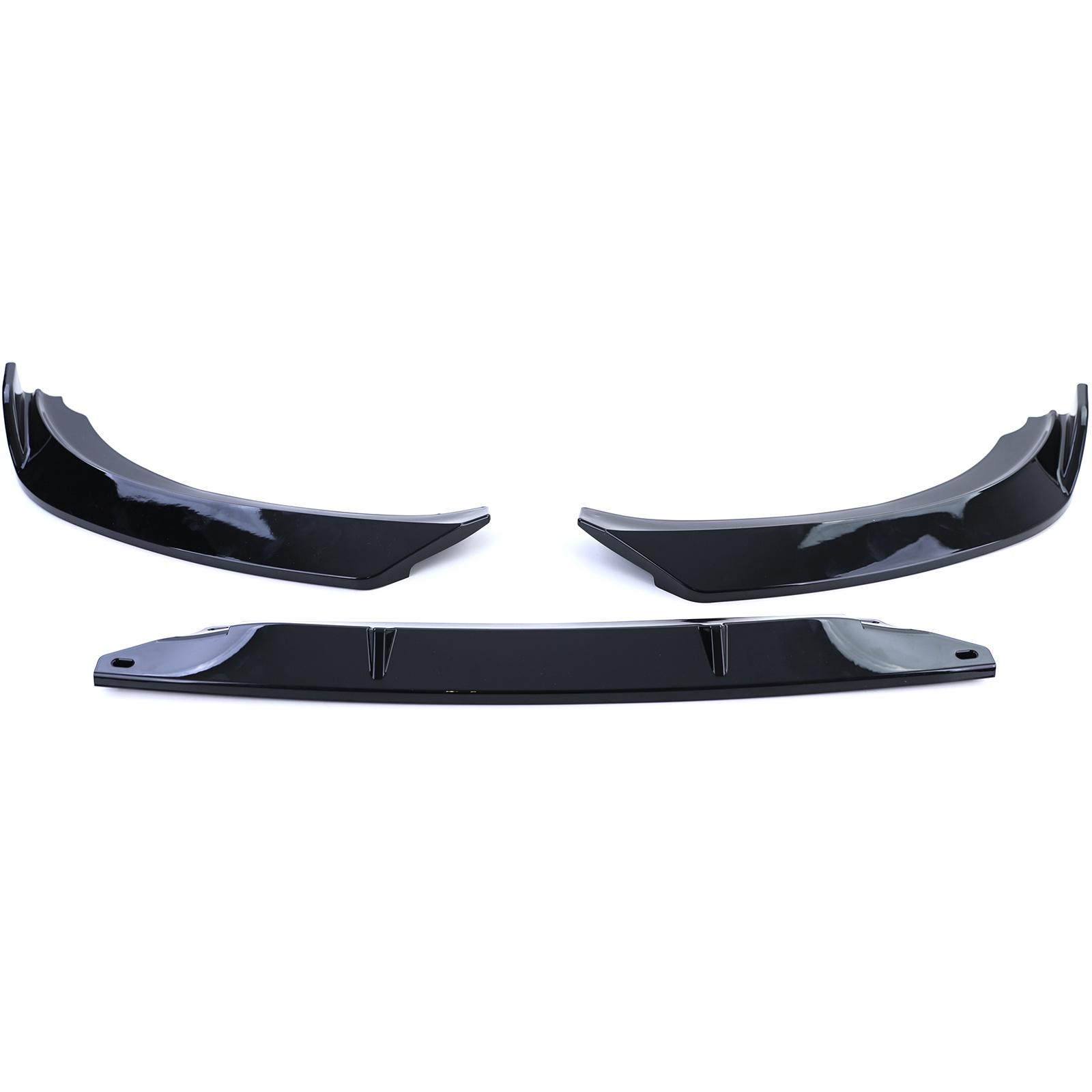 Spoiler - voorspoiler lip geschikt voor BMW 3 serie type-E92 E93 / Coupé / Cabrio 2010-2013 - glanzend zwart
