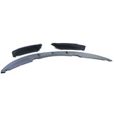 Spoiler - voorspoiler lip geschikt voor BMW 1 serie type-E82 E88 / Coupé / Cabrio 2011-2013 - matte zwart