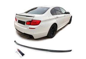 Spoiler - achterspoiler - voor BMW 5 serie-F10 F18 / Sedan 2010-2017 - glanzend zwart