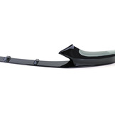 Spoiler - voorspoiler lip geschikt voor BMW 1 serie type-F20 F21 2015-2019 - glanzend zwart