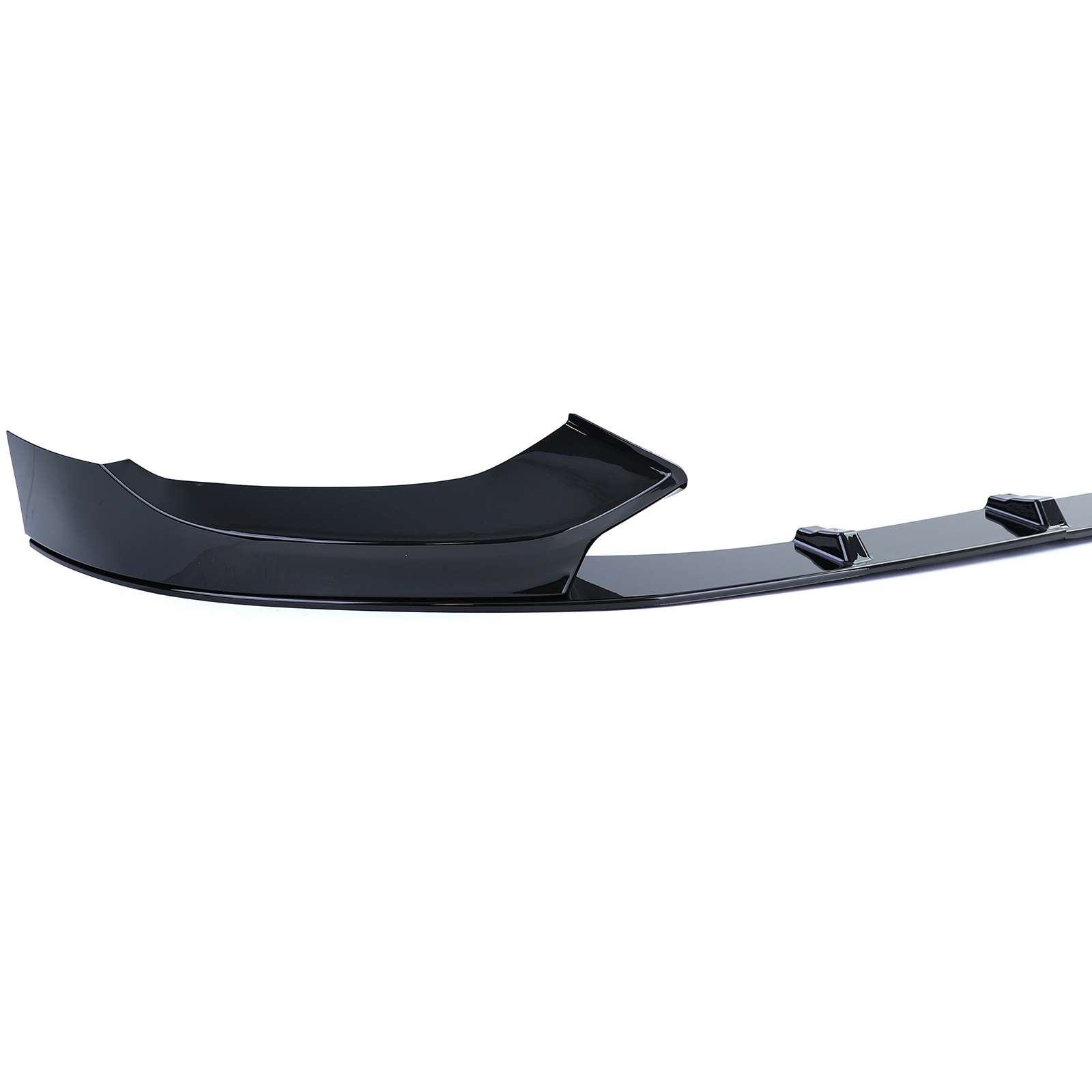 Spoiler - voorspoiler lip geschikt voor BMW 1 serie type-F20 F21 2015-2019 - glanzend zwart
