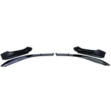 Spoiler - voorspoiler lip geschikt voor BMW 1 serie type-F20 F21 2015-2019 - glanzend zwart