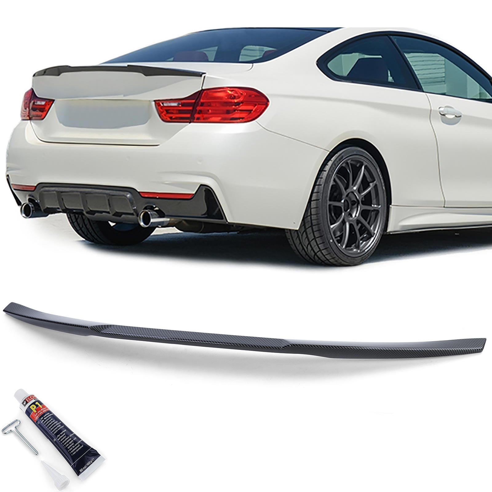 Spoiler - achterspoiler - voor BMW M4 type-F82 / Coupé 2014-2021 - carbon