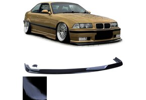 Spoiler - voorspoiler lip geschikt voor BMW 3 serie type-E36 / Sedan / Cabrio / Touring / Compact 1990-1999 - glanzend zwart