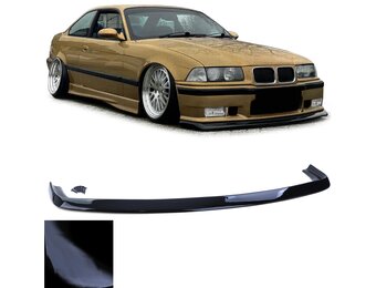 Spoiler - voorspoiler lip - BMW 3 serie type-E36 / Sedan / Cabrio / Touring /  Compact 1990-1999 - glanzend zwart
