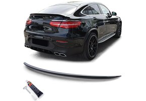 Spoiler - achterspoiler - geschikt voor Mercedes GLC type-C253 2016-2019 - glanzend zwart