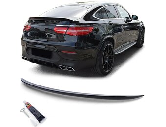Spoiler - achterspoiler - voor Mercedes GLC type-C253 2016-2019 - glanzend zwart