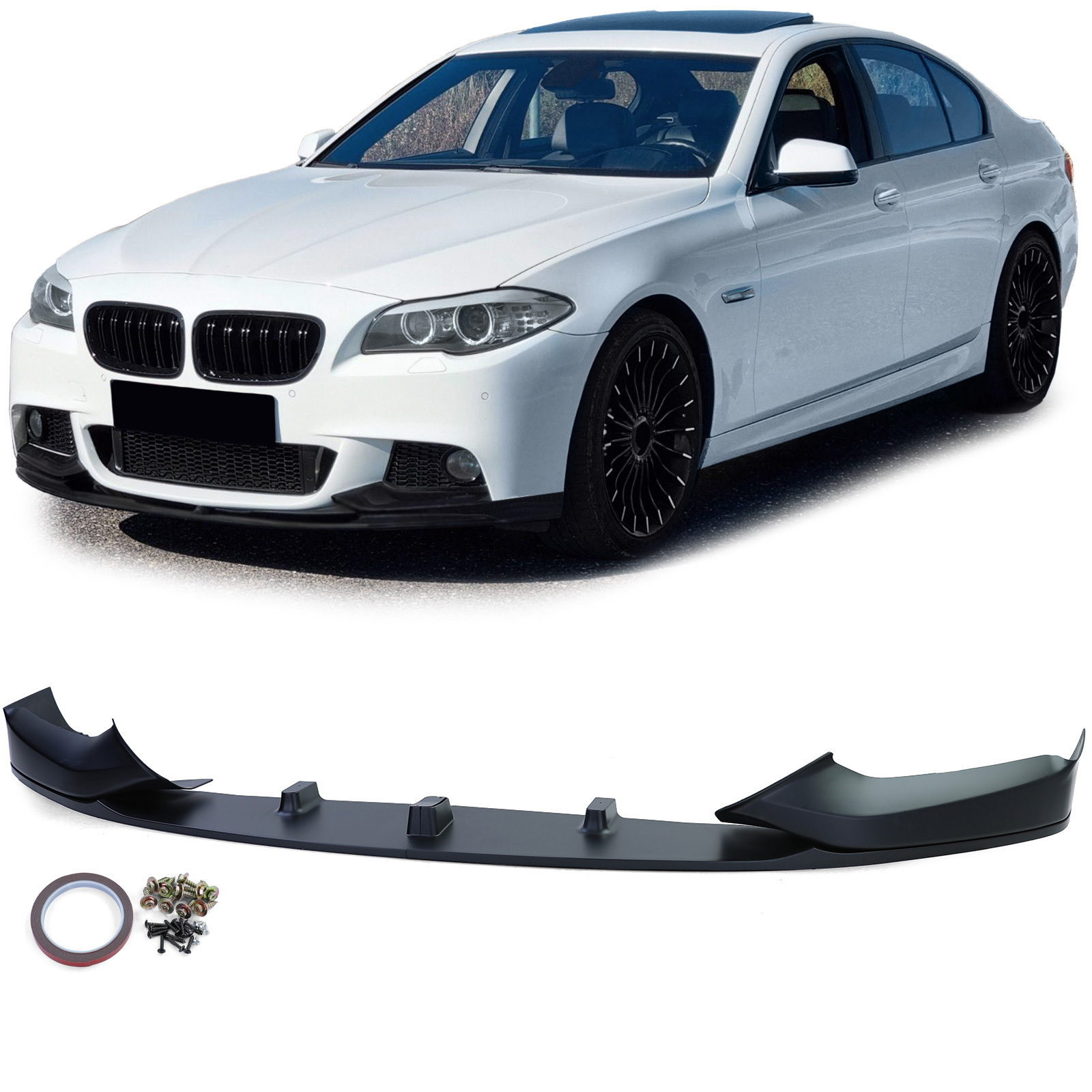 Spoiler - voorspoiler lip - BMW 5er G30 G31 / Sedan / Touring 2016-2020