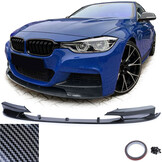Spoiler - Voorspoiler lip geschikt voor BMW 3 serie-F30 F31 Sedan / Touring 2011-2013 - carbon