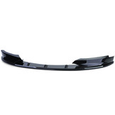Spoiler - voorspoiler lip - geschikt voor BMW 1 serie type-E82 E88 / Coupé / Cabrio 2011-2013 - glanzend zwart