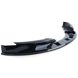 Spoiler - voorspoiler lip - geschikt voor BMW 1 serie type-E82 E88 / Coupé / Cabrio 2011-2013 - glanzend zwart