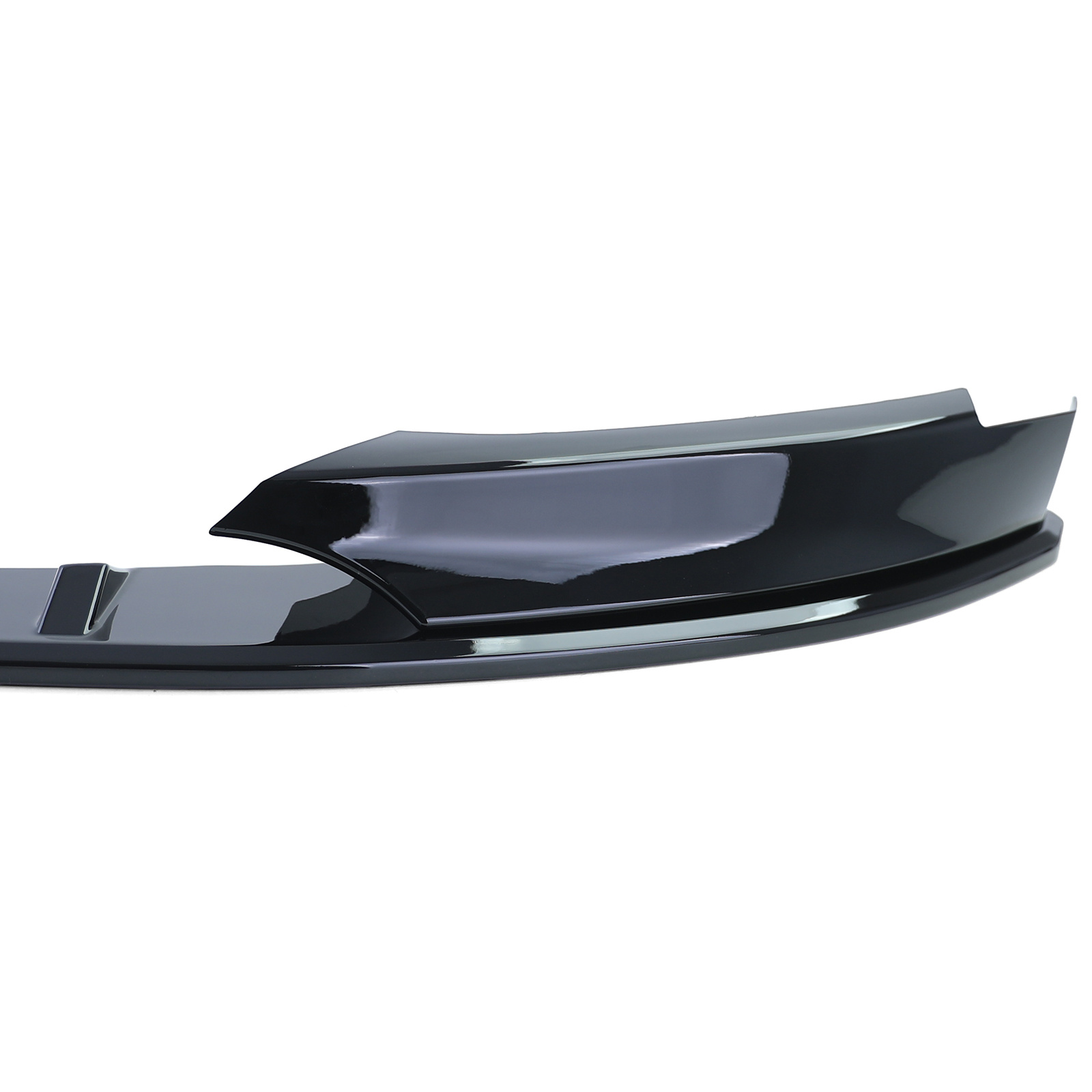 Spoiler - voorspoiler lip - geschikt voor BMW 1 serie type-E82 E88 / Coupé / Cabrio 2011-2013 - glanzend zwart
