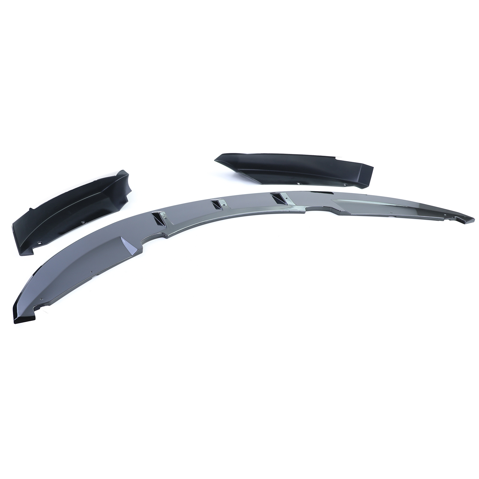 Spoiler - voorspoiler lip - BMW 1 serie type-E82 E88 / Coupé / Cabrio 2011-2013 - glanzend zwart