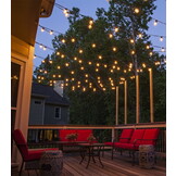 Prikkabel - 15M - inclusief 15 lampen - IP44 - 2700K warm wit