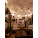 Prikkabel - 15M - inclusief 15 lampen - IP44 - 2700K warm wit