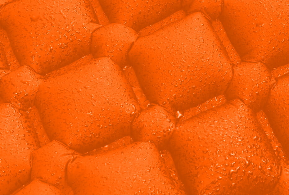 Slaapmat - thermomat - 190x60x5cm - ingebouwde pomp - oranje