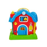 Boerderij speelgoed - 18x13x18 cm - rood, blauw, groen